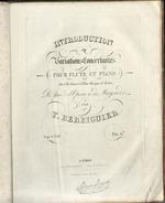 Introduction et Variations Concertantes Pour Flute et Piano Sur l'Air favori d'Aline Musique de Berton, D'Apres l'Opera 20 de Mayseder